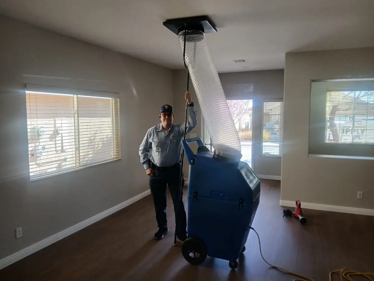 Professional Dryer Vent Cleaning work inside a Ankeny home